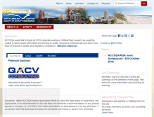 Tablet Screenshot of nccsqa.org